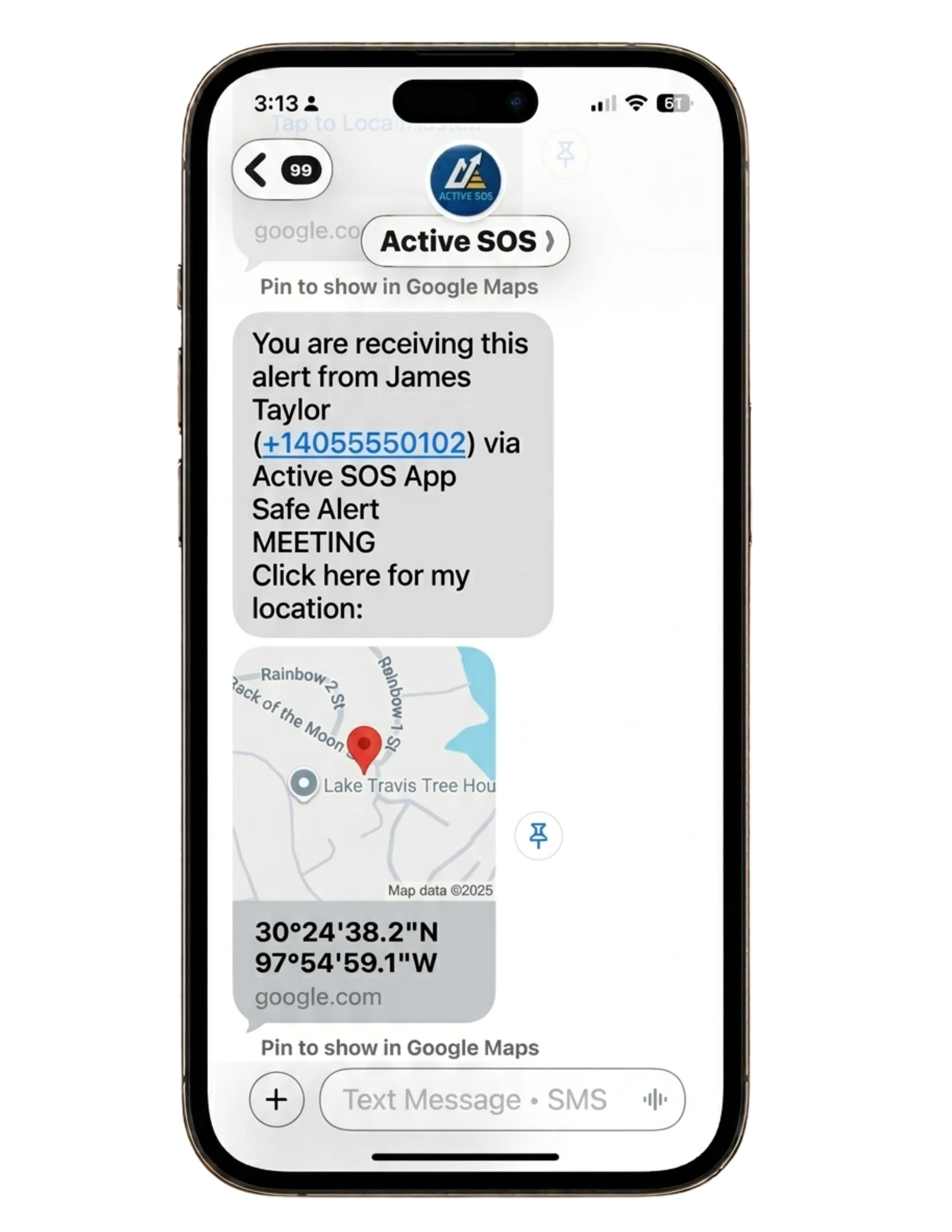 Alert Received — Active SOS App