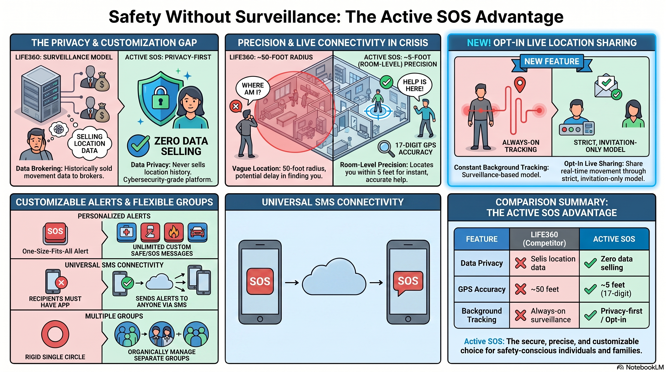 Active SOS vs Life360 Comparison