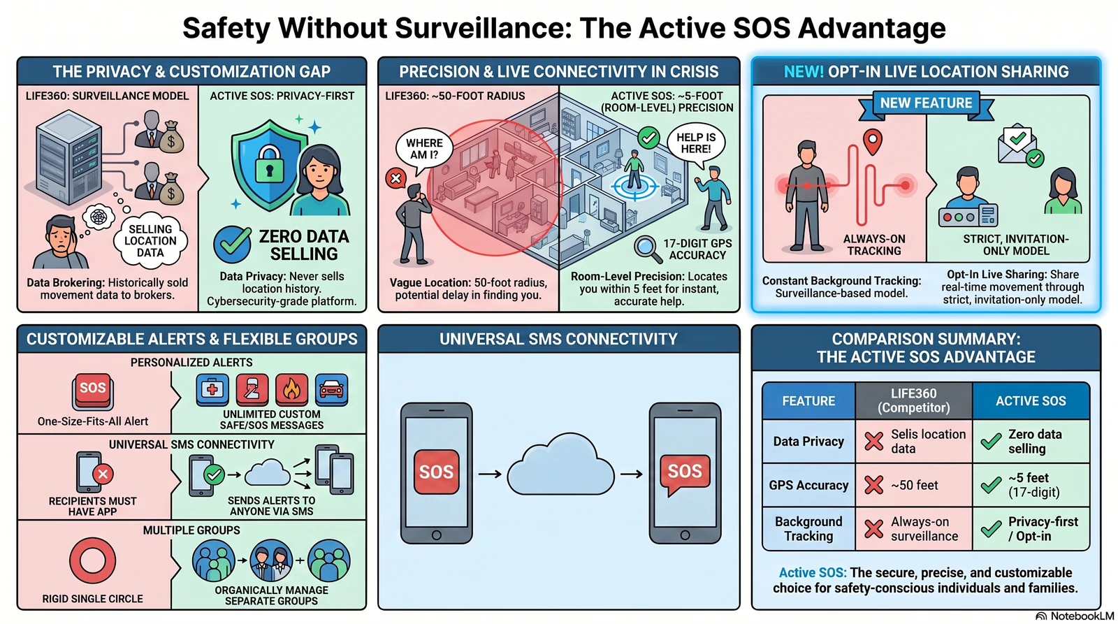 Active SOS vs Life360 Comparison